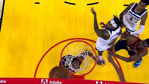 【NBA集錦】打前任扔掉枸杞杯？維金斯強(qiáng)殺內(nèi)線(xiàn)補(bǔ)籃得手