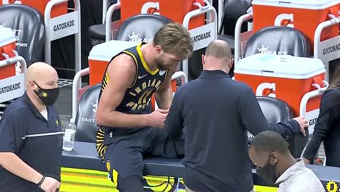 【NBA集锦】萨博尼斯膝盖挫伤 本场不会回归连续16场两双中断