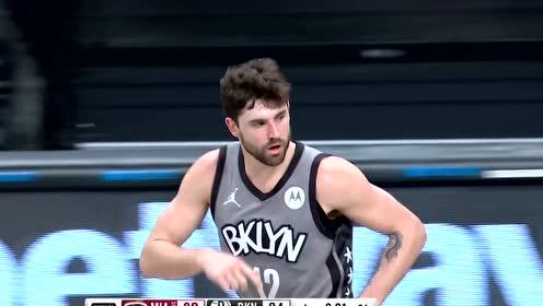 【NBA集錦】大胡子厲害了 干拔三分+助攻哈里斯三分鎖定勝局