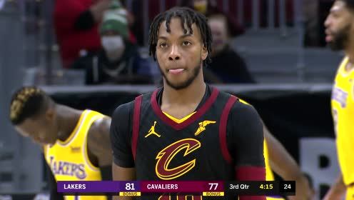 【NBA集锦】湖人vs骑士第3节 英文原声回放