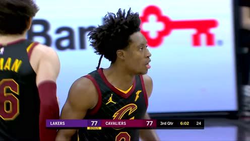 【NBA集锦】骑士捡到宝了 贾伦特-阿伦篮下双手虐筐