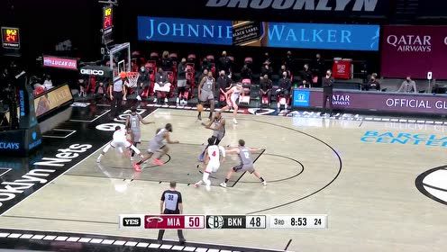 【NBA集錦】毫不猶豫直殺籃下 哈里斯突破換手上籃打進(jìn)加罰