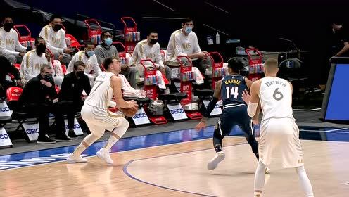 【NBA集锦】配合太舒服 东契奇心明眼亮高抛助飞波神空接暴扣