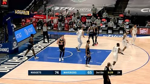 【NBA集锦】双星连线奇力乍现！东契奇仙人指路击地妙传助飞波神
