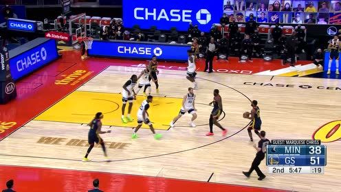 【NBA集錦】烏布雷三分入網(wǎng)送招牌飛吻 湯普森場(chǎng)邊呼應(yīng)肆意慶祝