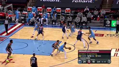 【NBA集锦】手感来的很及时 戈登外线发射超远三分精准狙击