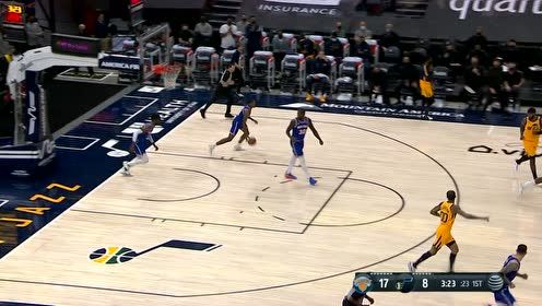 【NBA集錦】奧尼爾手遞手精妙連線 費(fèi)沃斯籃下吃餅輕松上籃