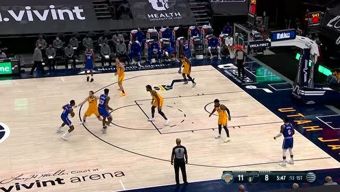 【NBA集錦】平地起驚雷 羅賓遜內(nèi)線強(qiáng)起雙手暴扣