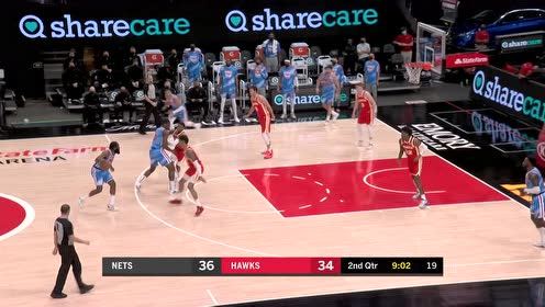 【NBA集錦】跟喝湯一樣輕松！哈登連進(jìn)3記3分手熱得發(fā)燙