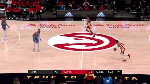 【NBA集錦】老餅新吃！特雷楊喂餅連線卡佩拉空接砸扣