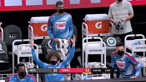 【NBA集錦】極限回環(huán)拉桿高打板！歐文這球堪稱美如畫(huà)