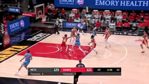 【NBA集錦】加時(shí)賽籃網(wǎng)關(guān)鍵先生！格林里突外投連拿5分再送搶斷
