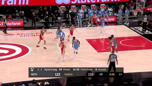 【NBA集錦】聰明的急停出手 特雷楊加時(shí)賽打進(jìn)關(guān)鍵2+1