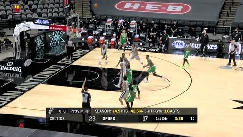 【NBA集锦】一鼓作气拉开比分 布朗斯玛特连得七分