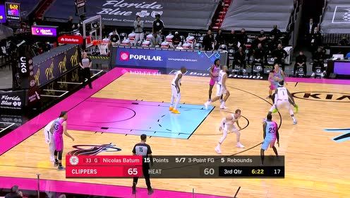 【NBA集锦】优秀到没朋友！纳恩变向过人禁区上演抡臂砸扣