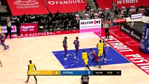 【NBA集锦】常规操作! 詹姆斯无视防守命中干拔三分