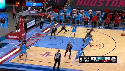 【NBA集锦】安东尼隔空长传企图反击 奥拉迪波追身血帽扇飞塔伦特击碎幻想