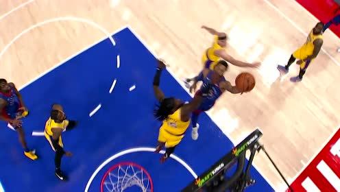 【NBA集锦】饿虎扑食! 哈雷尔送罗斯麻辣火锅