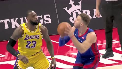 【NBA集锦】格里芬华丽背打后仰 跳投老詹也没辙