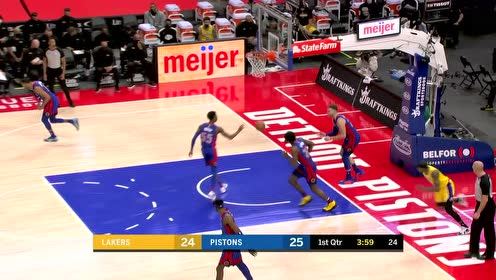 【NBA集锦】卧龙来袭!波普孤军深入一条龙上篮轻取两分