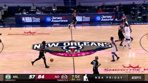 【NBA集錦】來者不拒！鮑爾外線再續(xù)三分咋投咋有