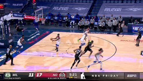 【NBA集錦】進(jìn)攻干脆利落 字母哥旱地拔蔥拋投刷網(wǎng)毫不手軟