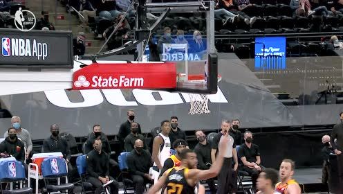 【NBA集锦】超越年龄的成熟 东契奇绕过戈贝尔喂饼鲍威尔