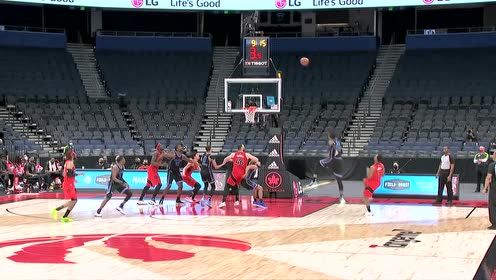 【NBA集锦】悬念回来了!猛龙全队进攻高潮 分差仅剩五分