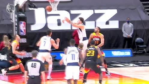 【NBA集锦】球队头牌主导追分 东契奇一传一射连追五分