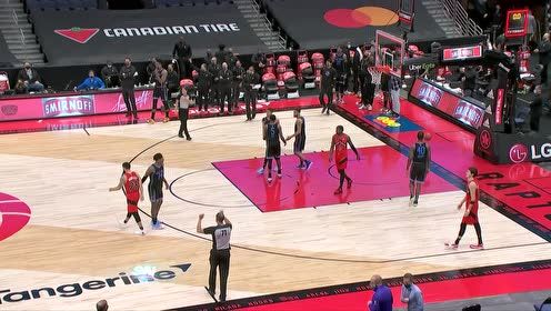 【NBA集锦】范乔丹压哨三分无力回天 落寞离场身影萧瑟