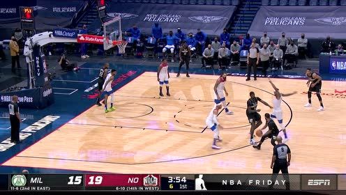 【NBA集錦】心理素質(zhì)過硬！字母爭分奪秒加速突破上籃造殺傷