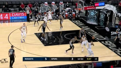 【NBA集锦】巴顿一个箭步甩开德罗赞 空中漫步上进高难度拉杆
