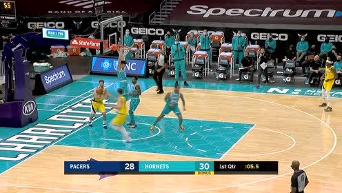 【NBA集錦】扣籃也得心應(yīng)手 鮑爾一條龍暴扣一騎絕塵