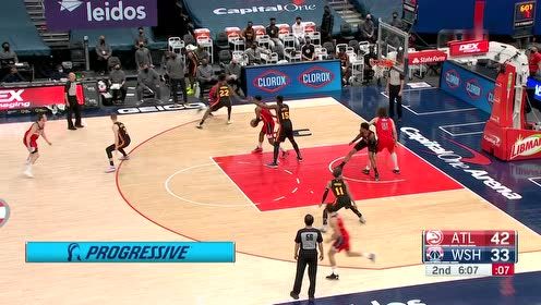 【NBA集錦】積極總是沒錯的 八村壘底線救球收獲扣籃良機