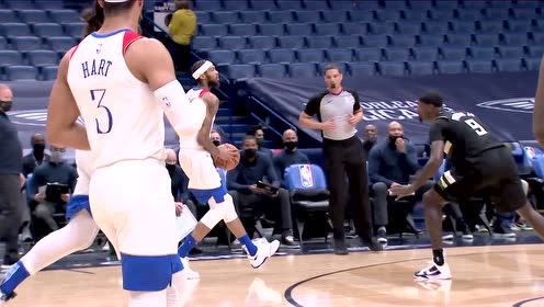 【NBA集錦】手感來了擋不住 英格拉姆閑庭信步抬手三分穩(wěn)穩(wěn)打進(jìn)