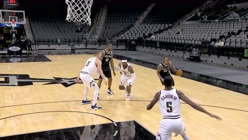 【NBA集锦】德罗赞突破单打无人能挡 中距离出手空心命中