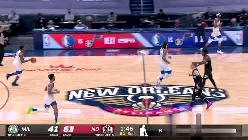 【NBA集錦】迪文琴佐人縫手遞手送出助攻 字母哥平地驚雷干拔重扣