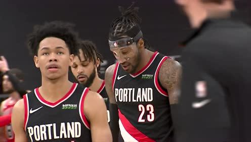 【NBA录像回放 国语】开拓者vs公牛第4节中文解说回放