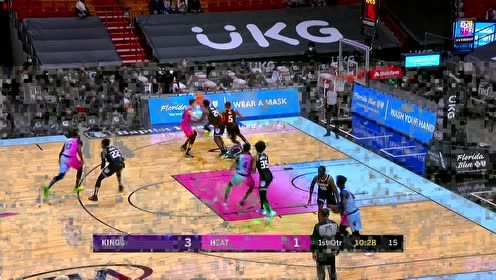 【NBA集锦】希罗高吊助攻热巴 热巴篮下暴起双手重扣