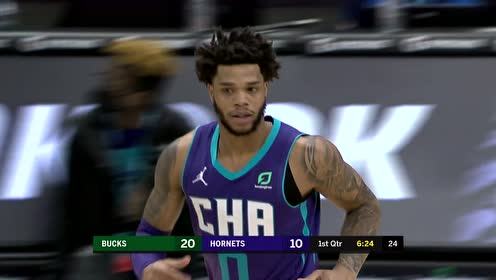 【NBA錄像回放 國語】雄鹿vs黃蜂精華回放 黃蜂6人上雙字母哥獨木難支