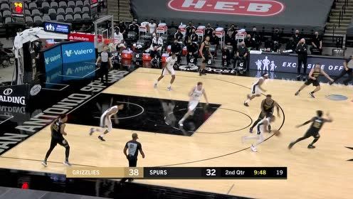 【NBA集錦】連續(xù)搶斷推快攻 默里笑納四分