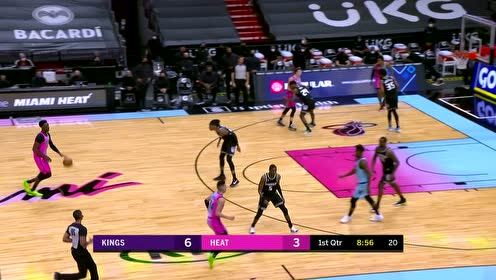 【NBA集锦】伤愈归来! 巴特勒突进内线轻取两分