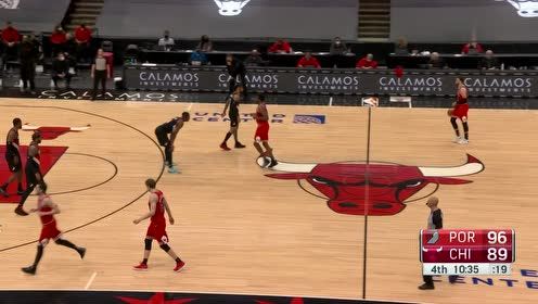 【NBA集锦】直接盯死!贾尔斯对飙马尔卡宁火热三分有来有往