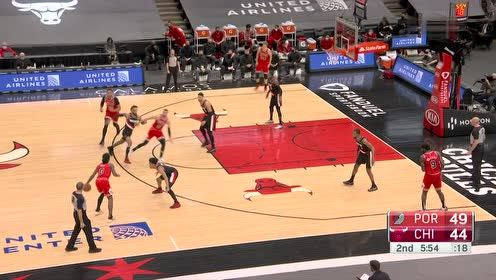 【NBA集锦】总算与收获!胡德一招回头望月助攻科温顿三分射箭