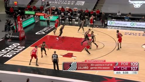【NBA集锦】杀人诛心!利指导超远三分坐稳局势顺便上课公牛
