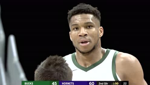 【NBA錄像回放 國(guó)語(yǔ)】雄鹿vs黃蜂第2節(jié)中文解說(shuō)回放