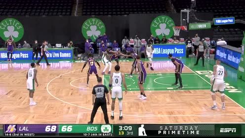 【NBA集锦】布朗vs湖人集锦 全场28+3突破快攻制霸内线