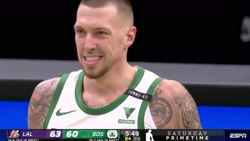 【NBA集锦】不是高难度的不打！浓眉攻防结合极限后仰抛投得手