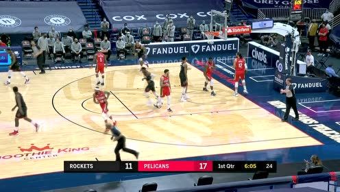 【NBA集錦】Houston Rockets Highlights vs. New Orleans Pelicans