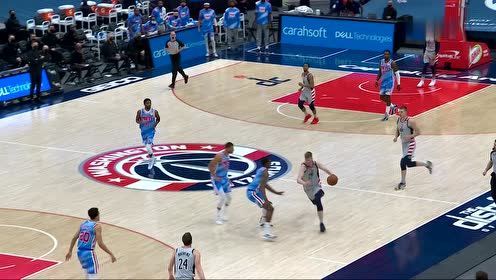 【NBA集锦】要进就进高难度球 贝尔坦斯命中压哨三分